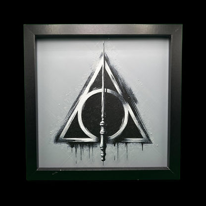 The Deathly Hallows - Harry Potter 3D Printed Fan Art