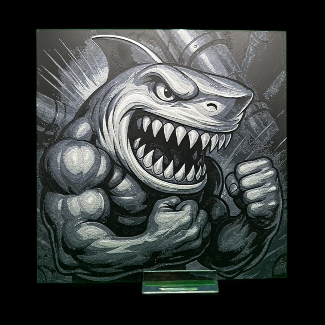 Street Sharks 3D Printed Fan Art