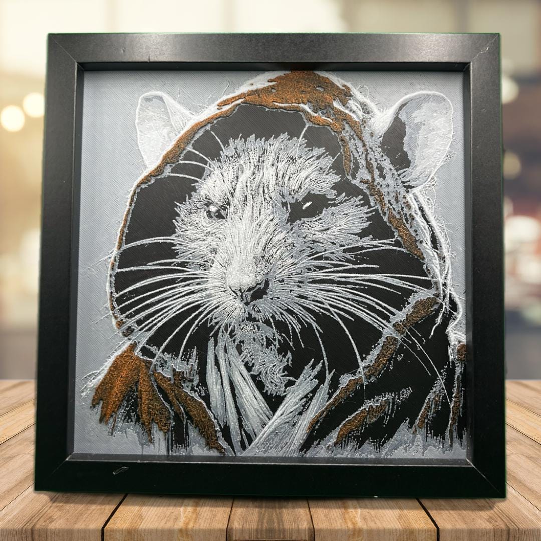 Splinter - TMNT 3D Printed Fan Art