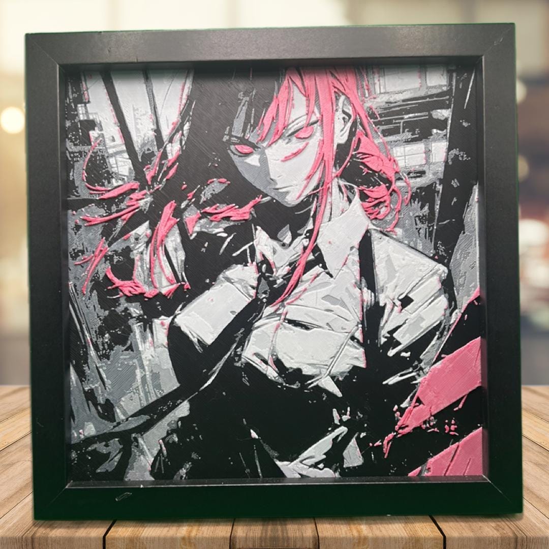 Makima - Chainsaw Man 3D Printed Fan Art
