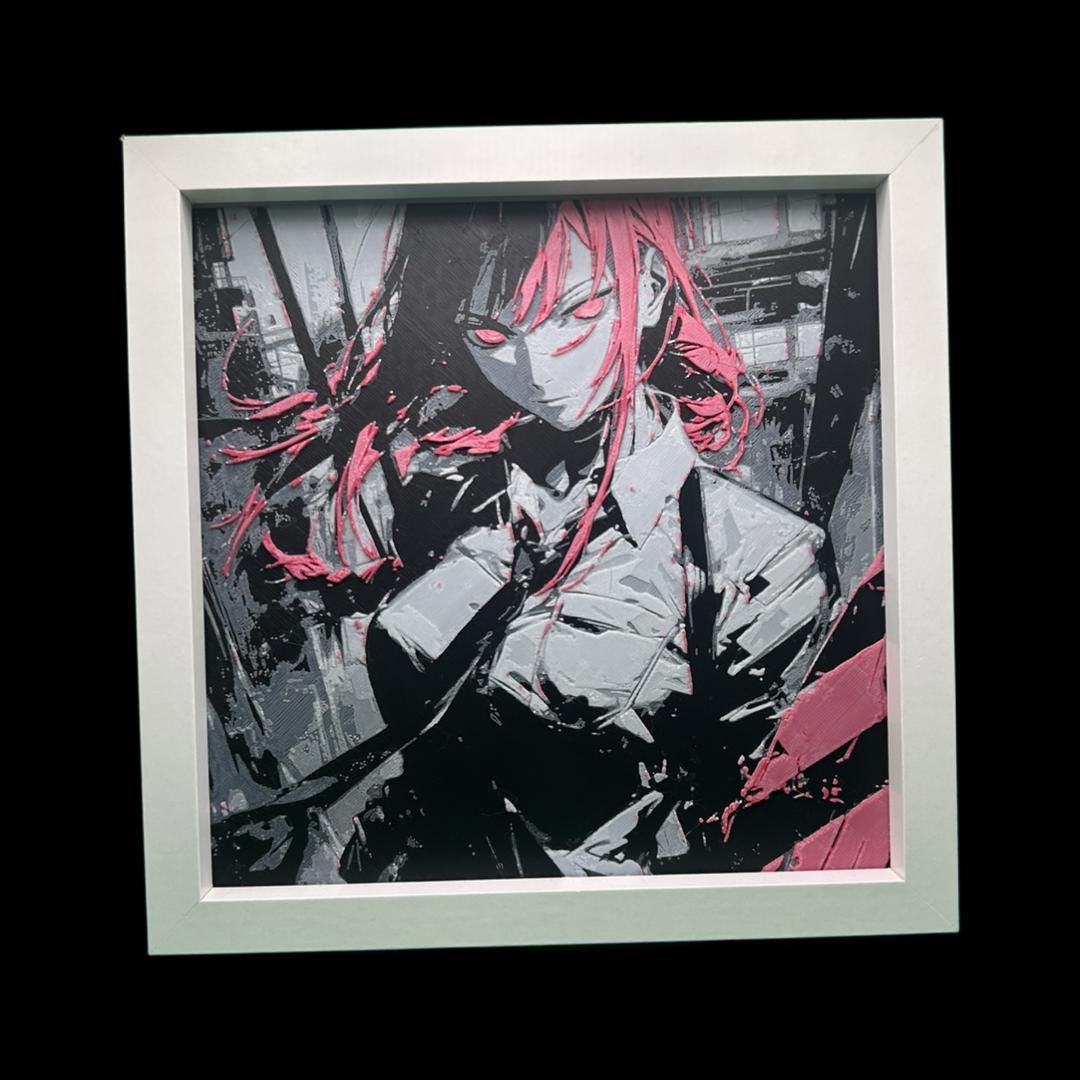 Makima - Chainsaw Man 3D Printed Fan Art