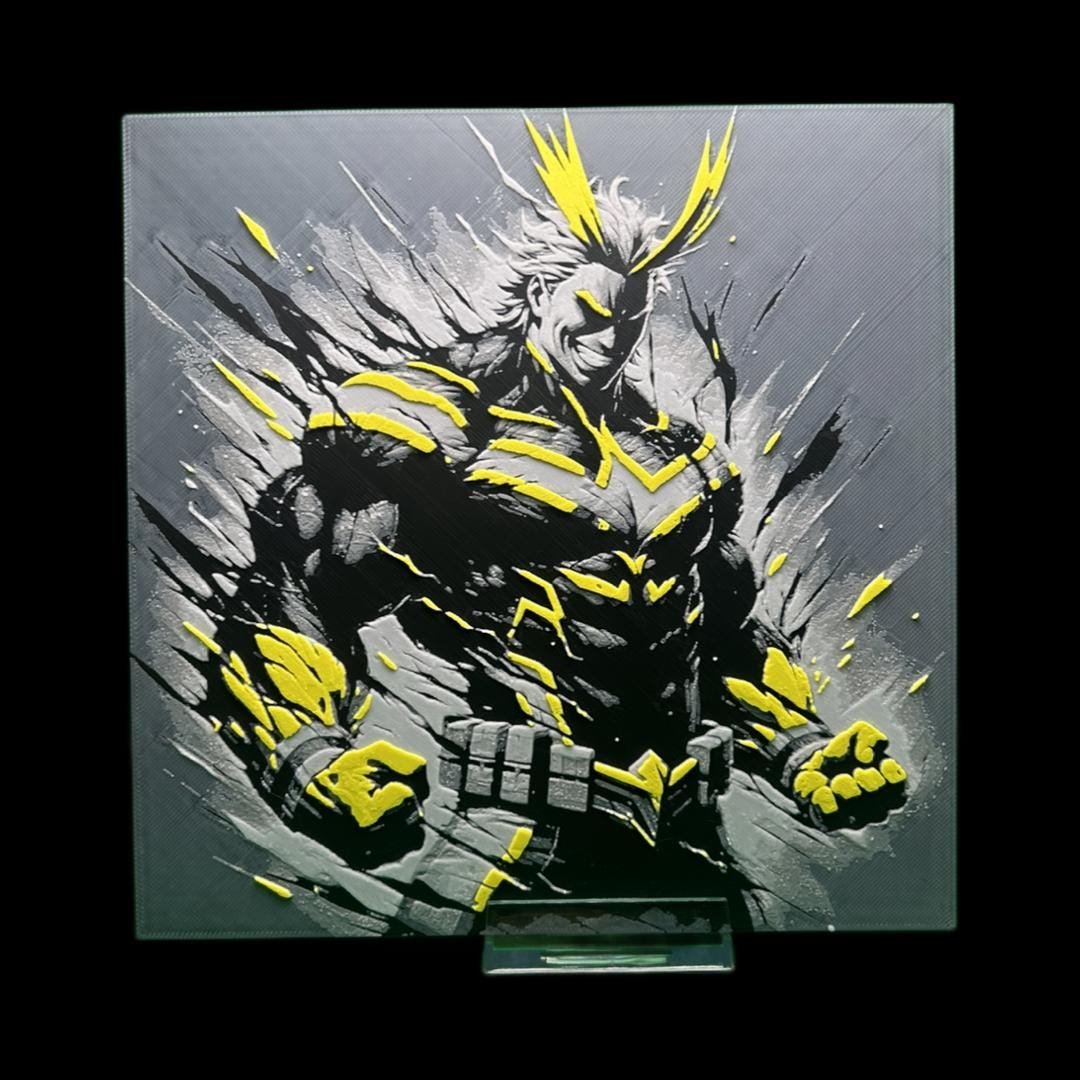 Toshinori “All Might Yagi 3D Printed Fan Art