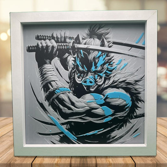 Inosuke Hashibira 3D Printed Fan Art