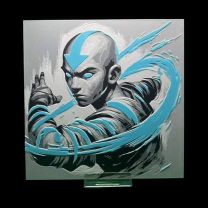 Avatar Aang 3D Printed Fan Art