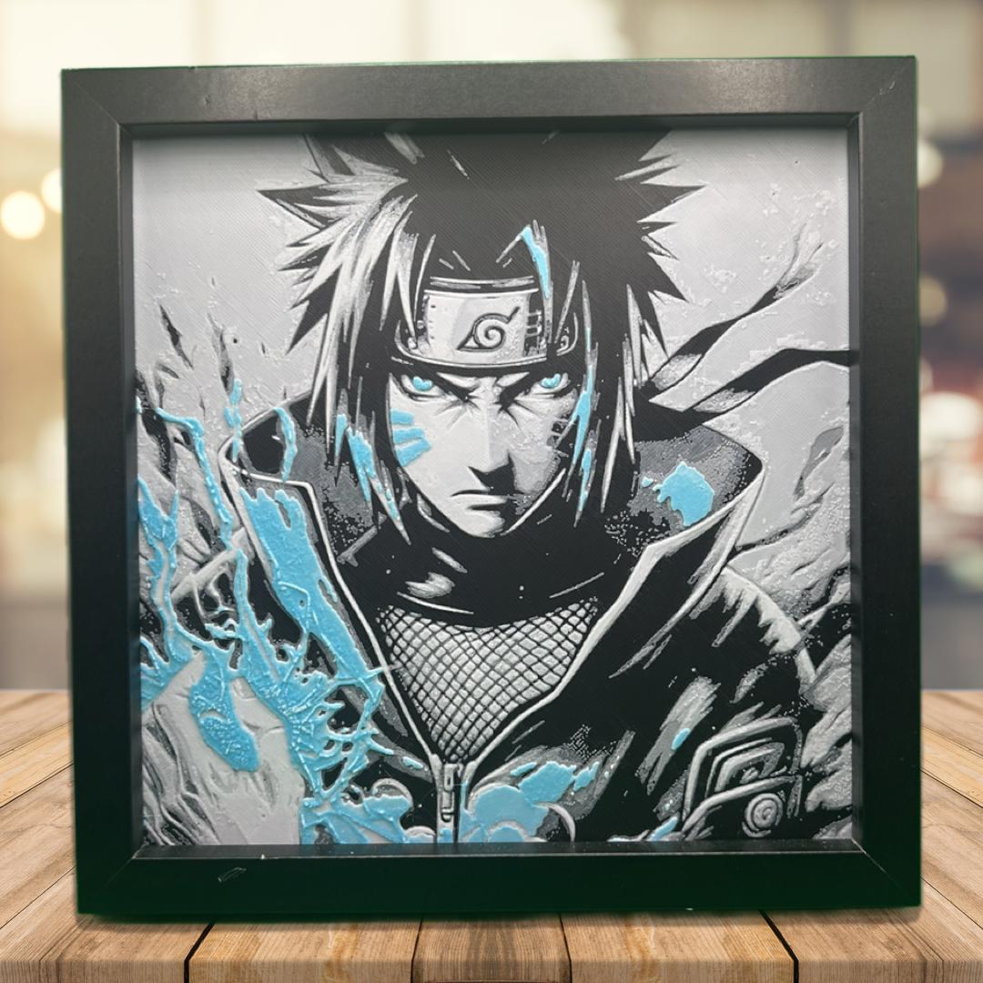 Sasuke Uchiha - Naruto 3D Printed Fan Art