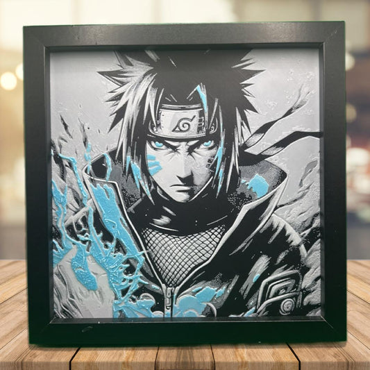 Sasuke Uchiha - Naruto 3D Printed Fan Art