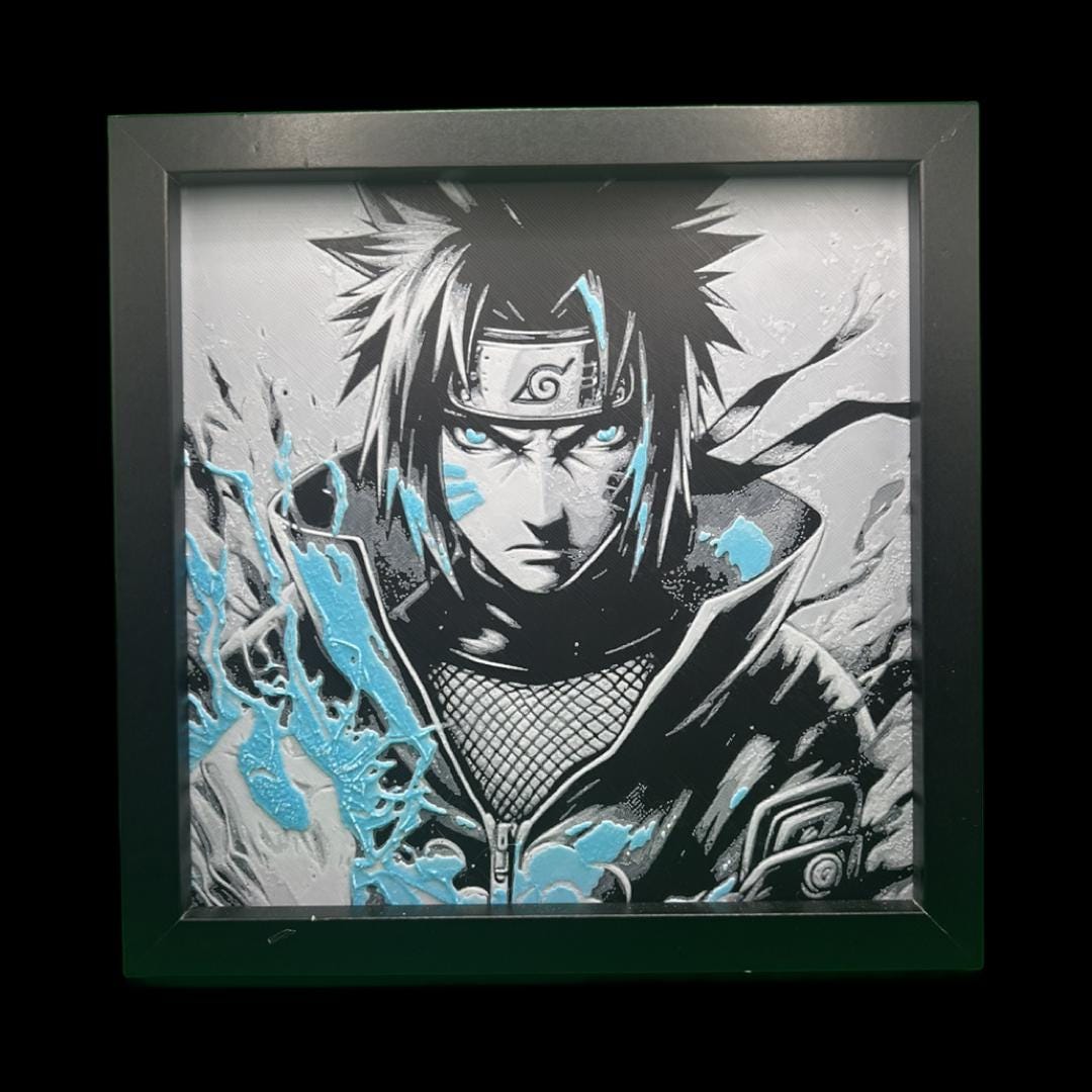 Sasuke Uchiha - Naruto 3D Printed Fan Art