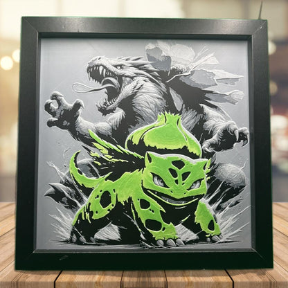 Bulbasaur Evolution - Pokémon 3D Printed Fan Art