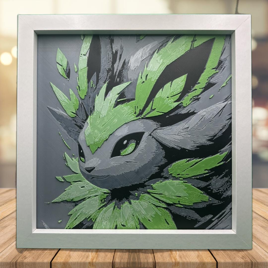 Leafeon - Pokémon 3D Printed Fan Art