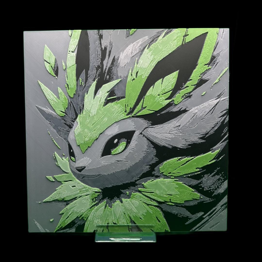 Leafeon - Pokémon 3D Printed Fan Art