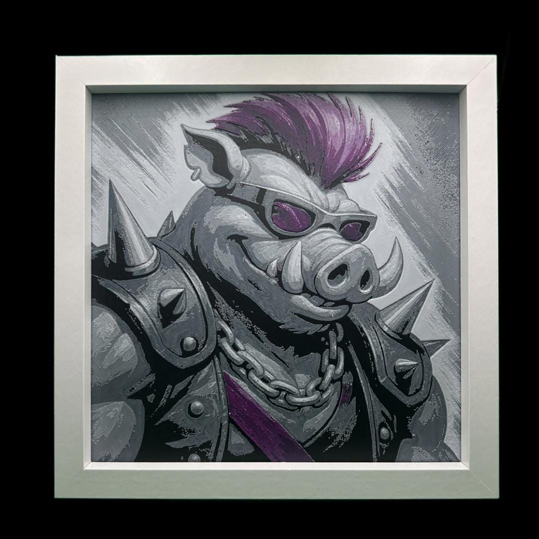 Bebop - TMNT AR 3D Printed Fan Art