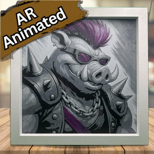 Bebop - TMNT AR 3D Printed Fan Art