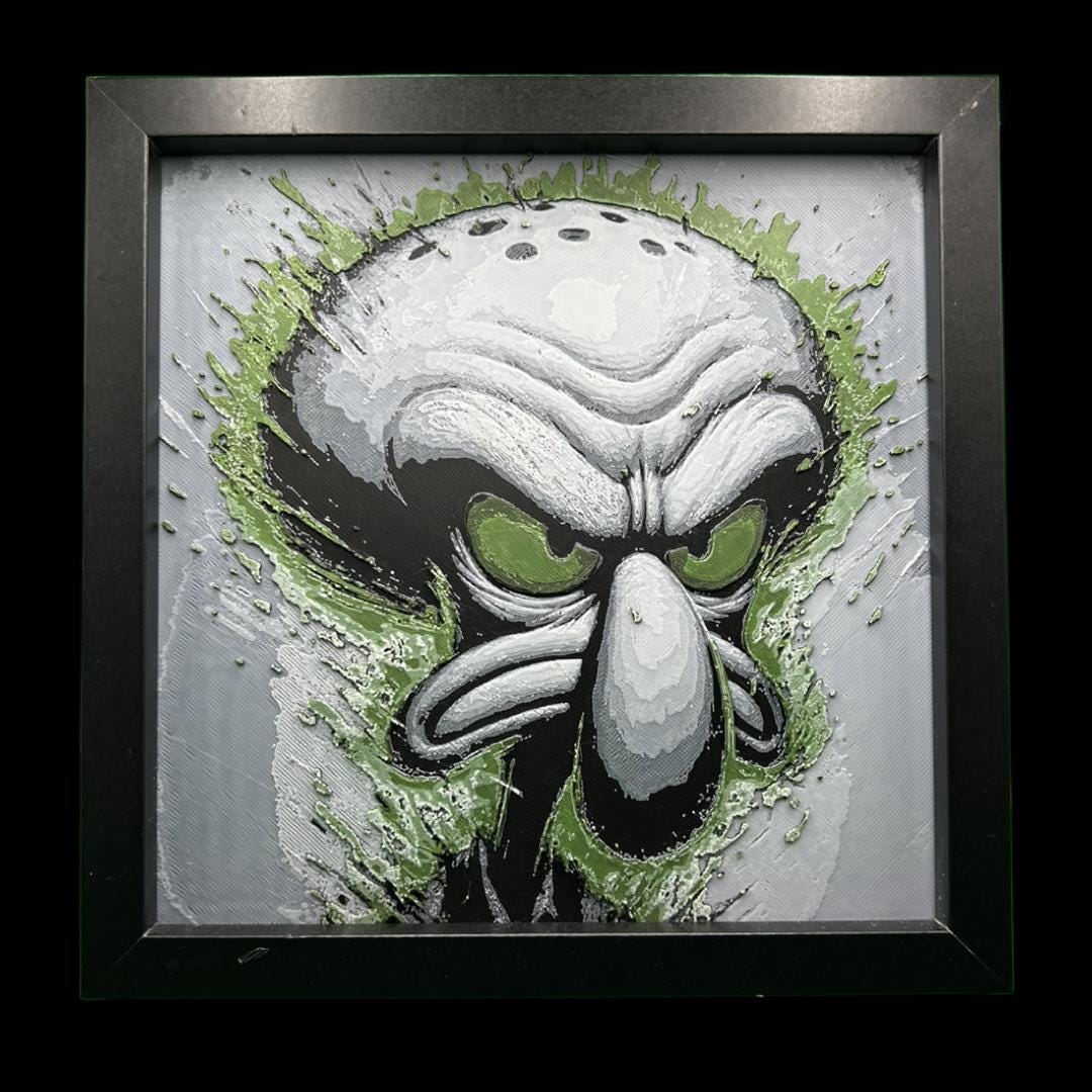 Squidward - SpongeBob 3D Printed Fan Art