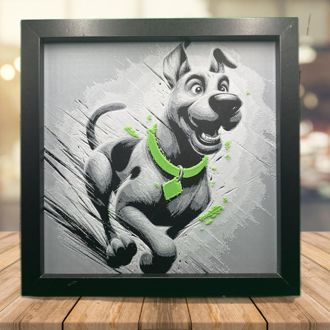 Scooby-Doo 3D Printed Fan Art