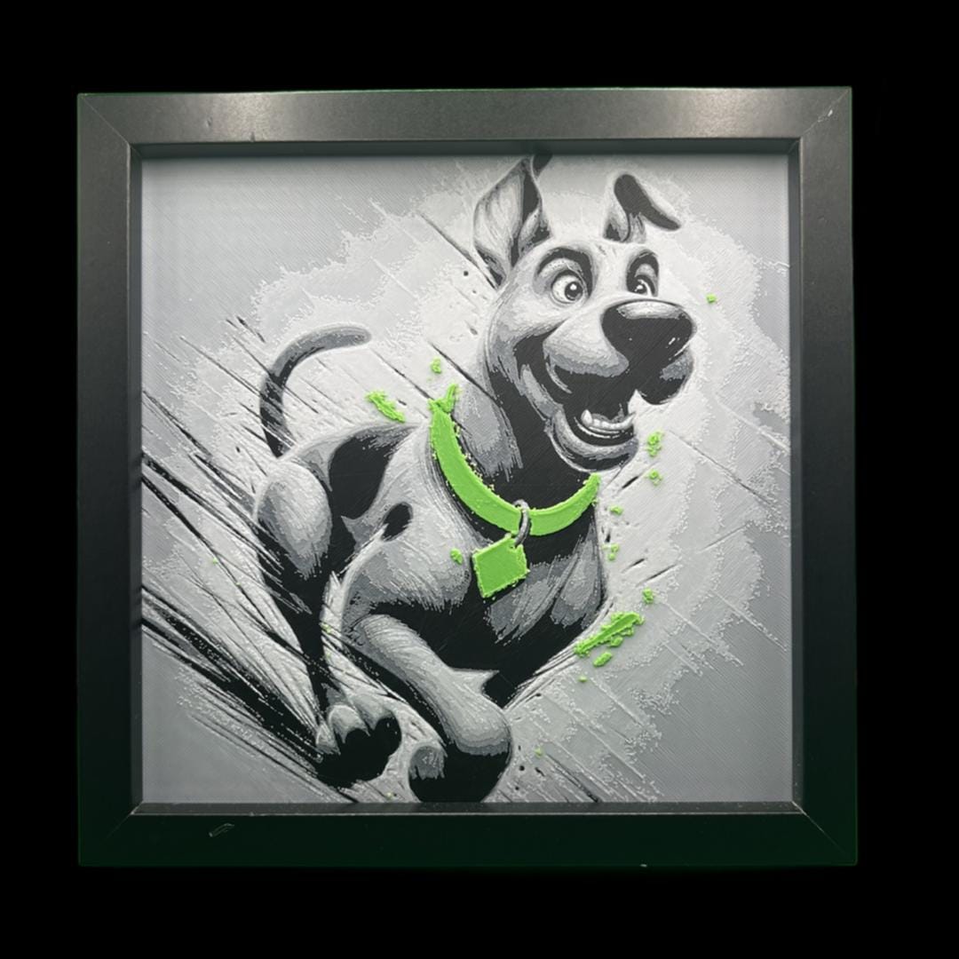 Scooby-Doo 3D Printed Fan Art