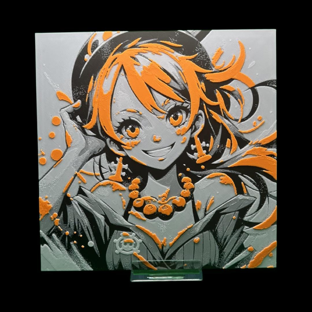 Nami - One Piece 3D Printed Fan Art