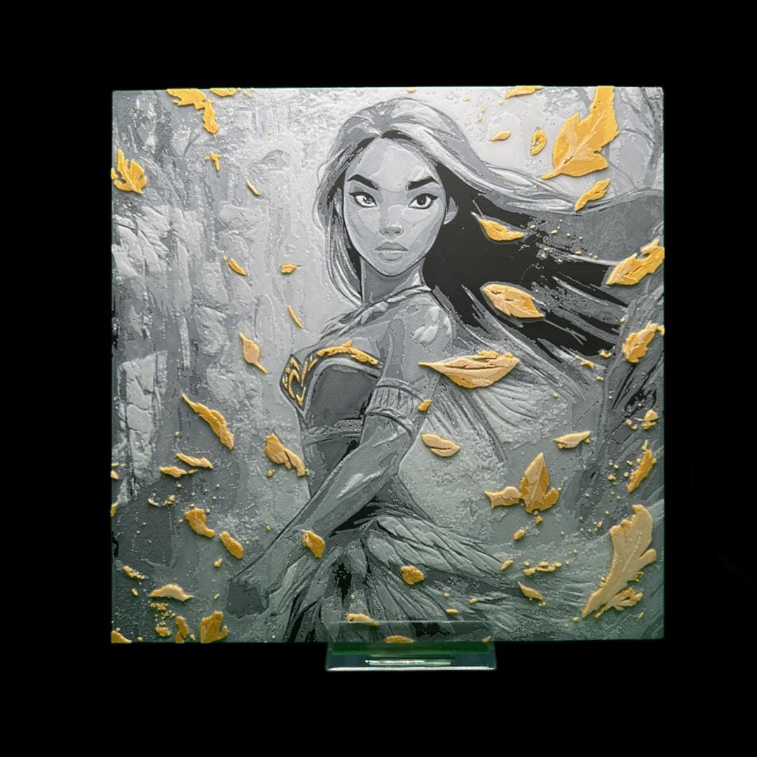 Pocahontas 3D Printed Fan Art