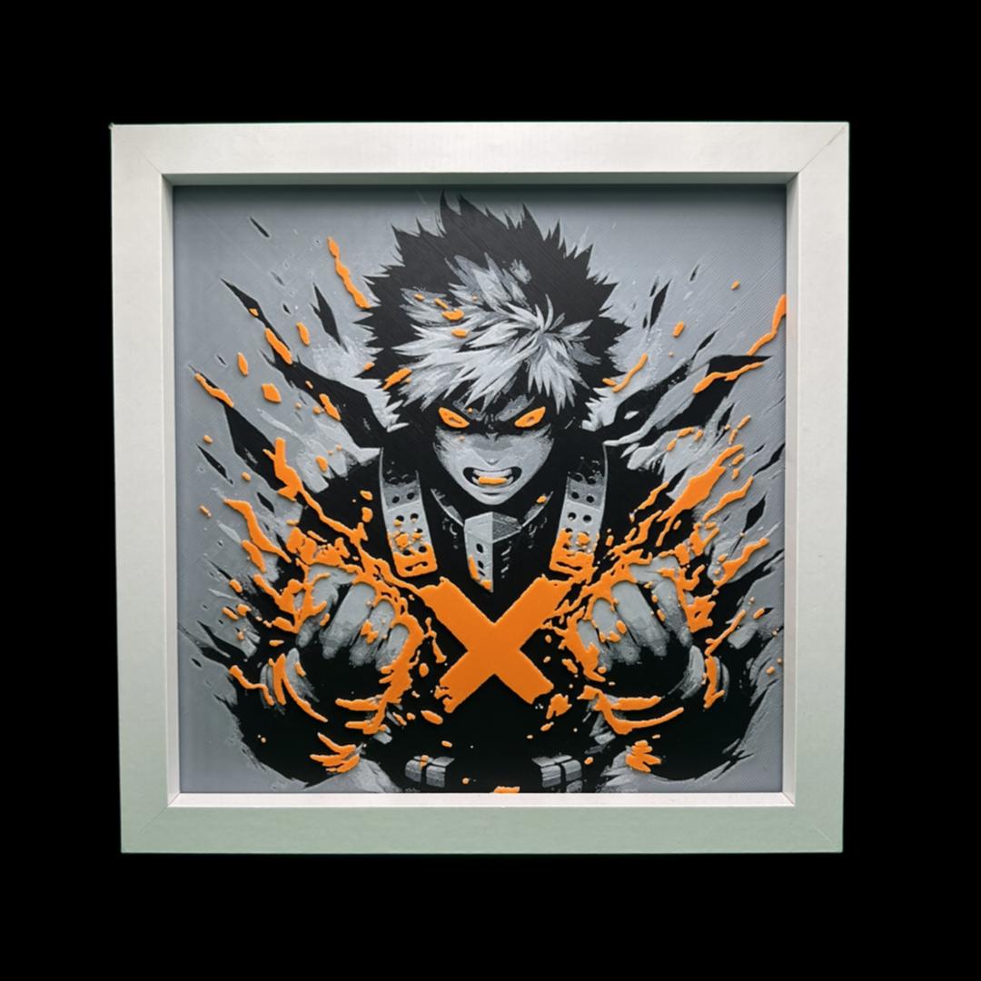 Katsuki “Dynamight Bakugo 3D Printed Fan Art