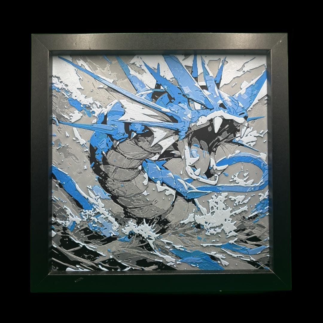 Gyarados - Pokémon 3D Printed Fan Art
