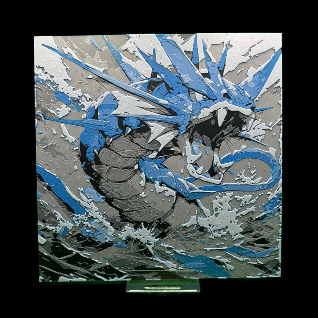 Gyarados - Pokémon 3D Printed Fan Art