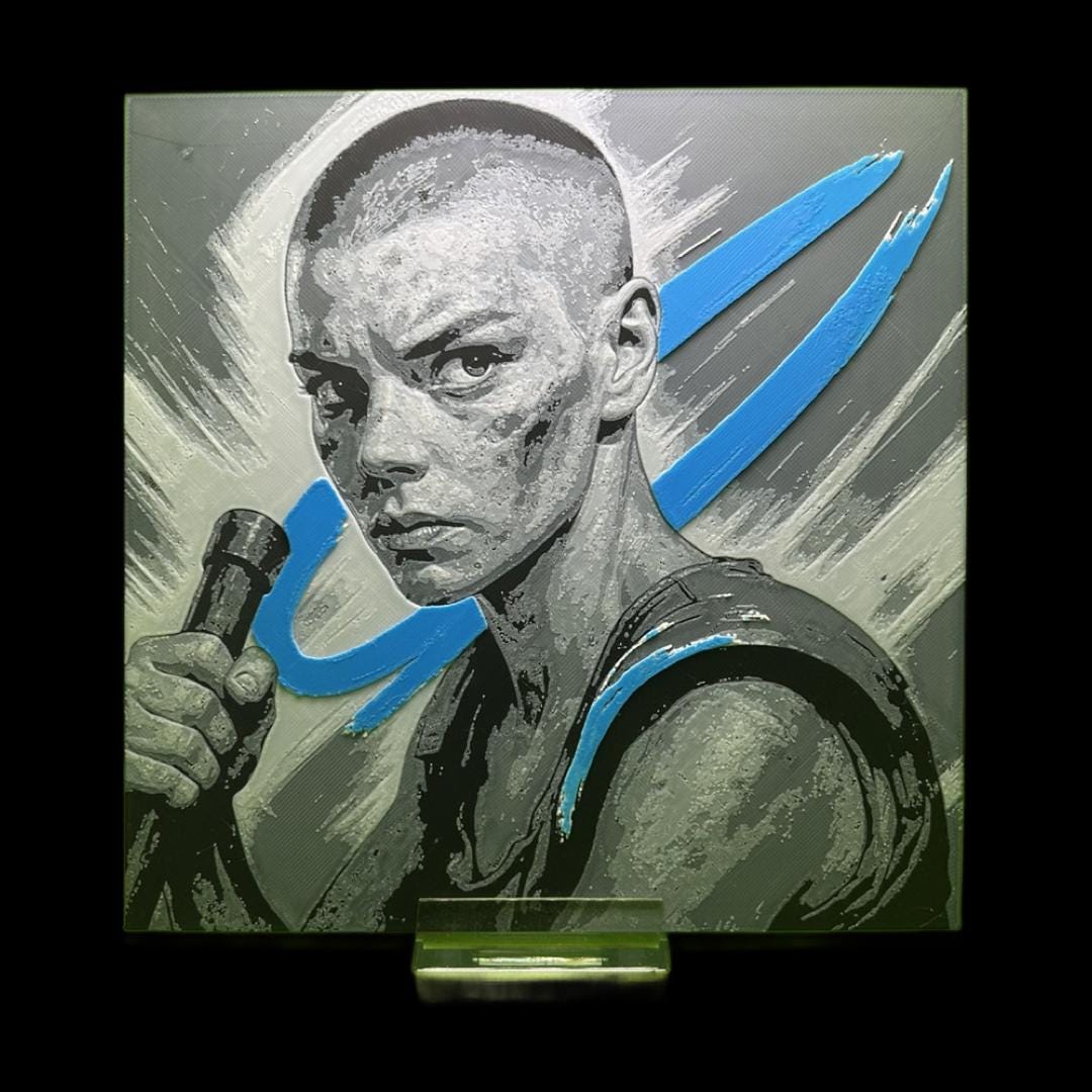 Furiosa - A Mad Max Saga 3D Printed Fan Art