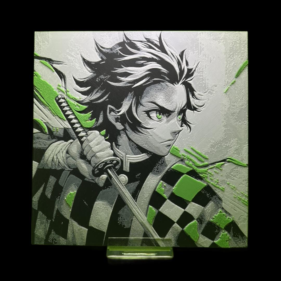 Tanjiro Kamado 3D Printed Fan Art
