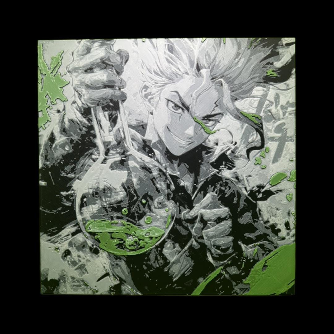 Dr. Stone - Senku 3D Printed Fan Art