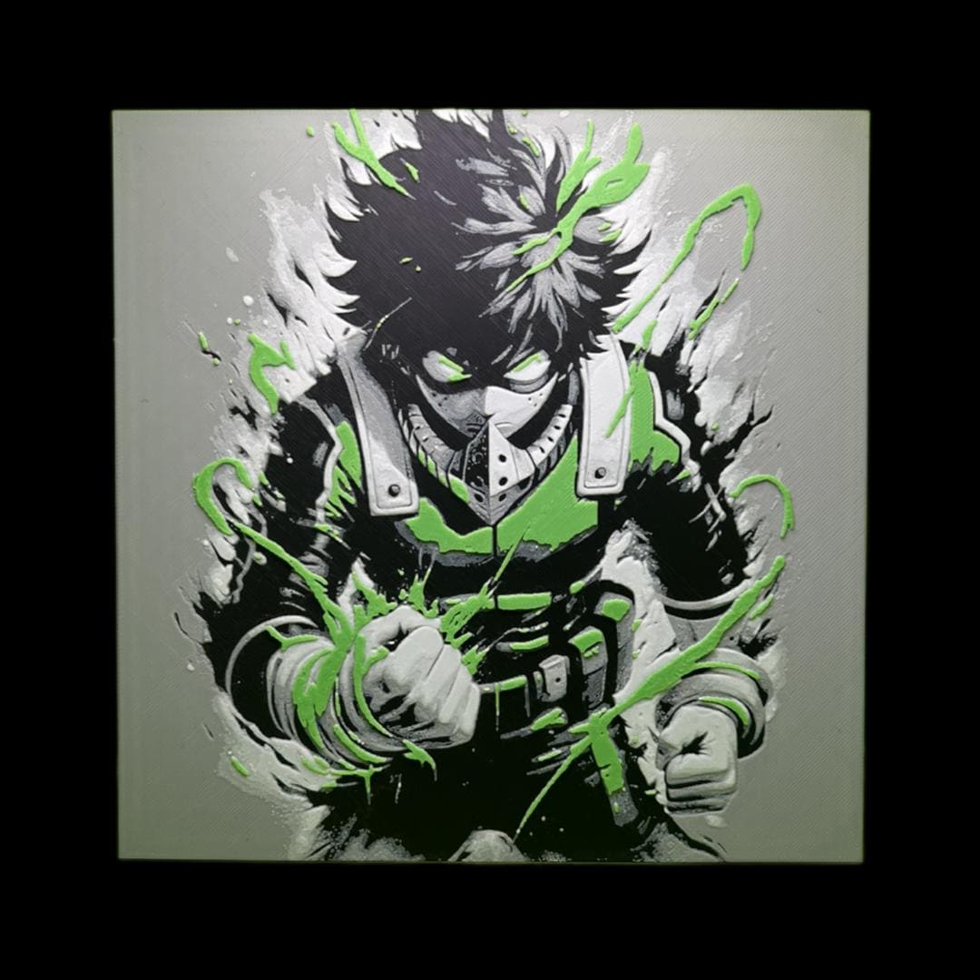 Izuku "Deku" Midoriya 3D Printed Fan Art