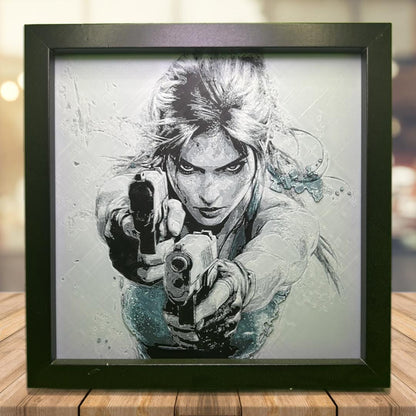 Lara Croft  Tomb Raider 3D Printed Fan Art