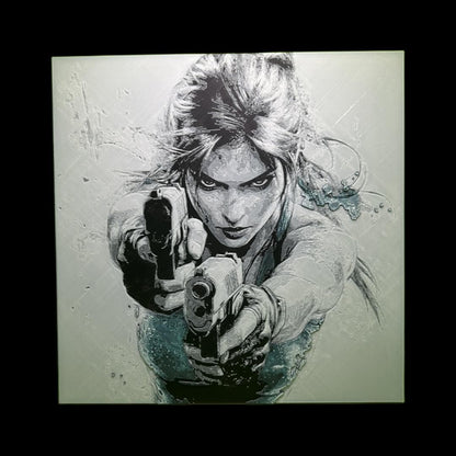 Lara Croft  Tomb Raider 3D Printed Fan Art