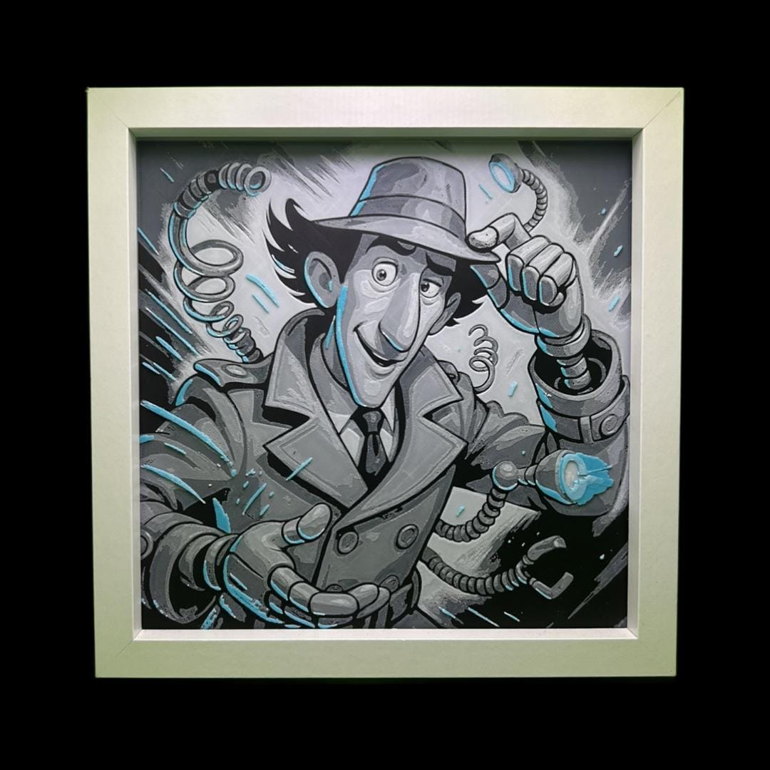Inspector Gadget 3D Printed Fan Art