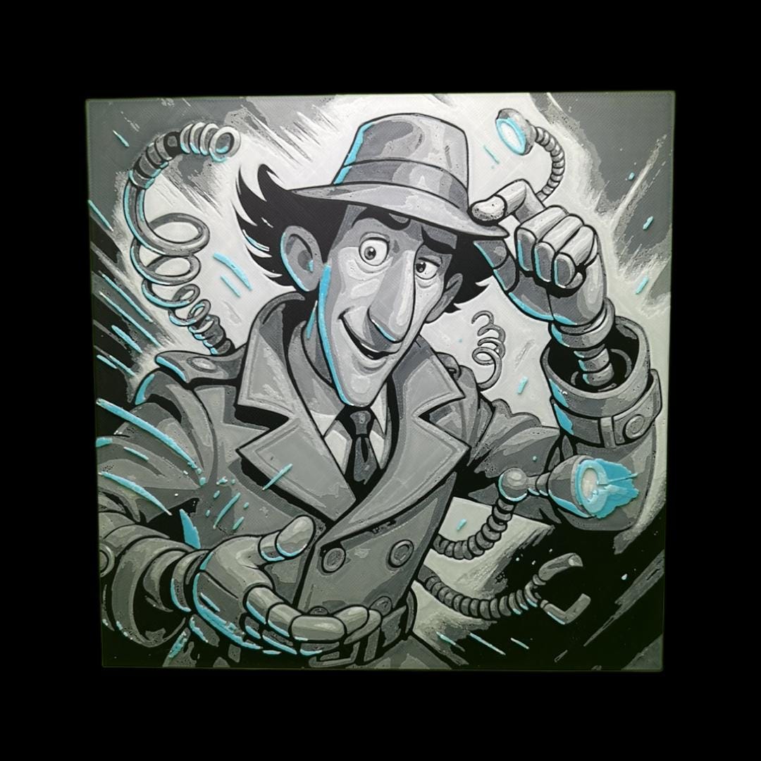 Inspector Gadget 3D Printed Fan Art