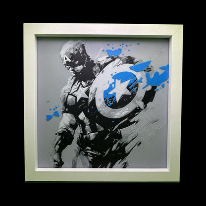 Captain America - The Avengers 3D V2 Printed Fan Art