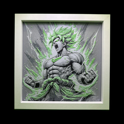 Broly - Dragon Ball Z 3D Printed Fan Art