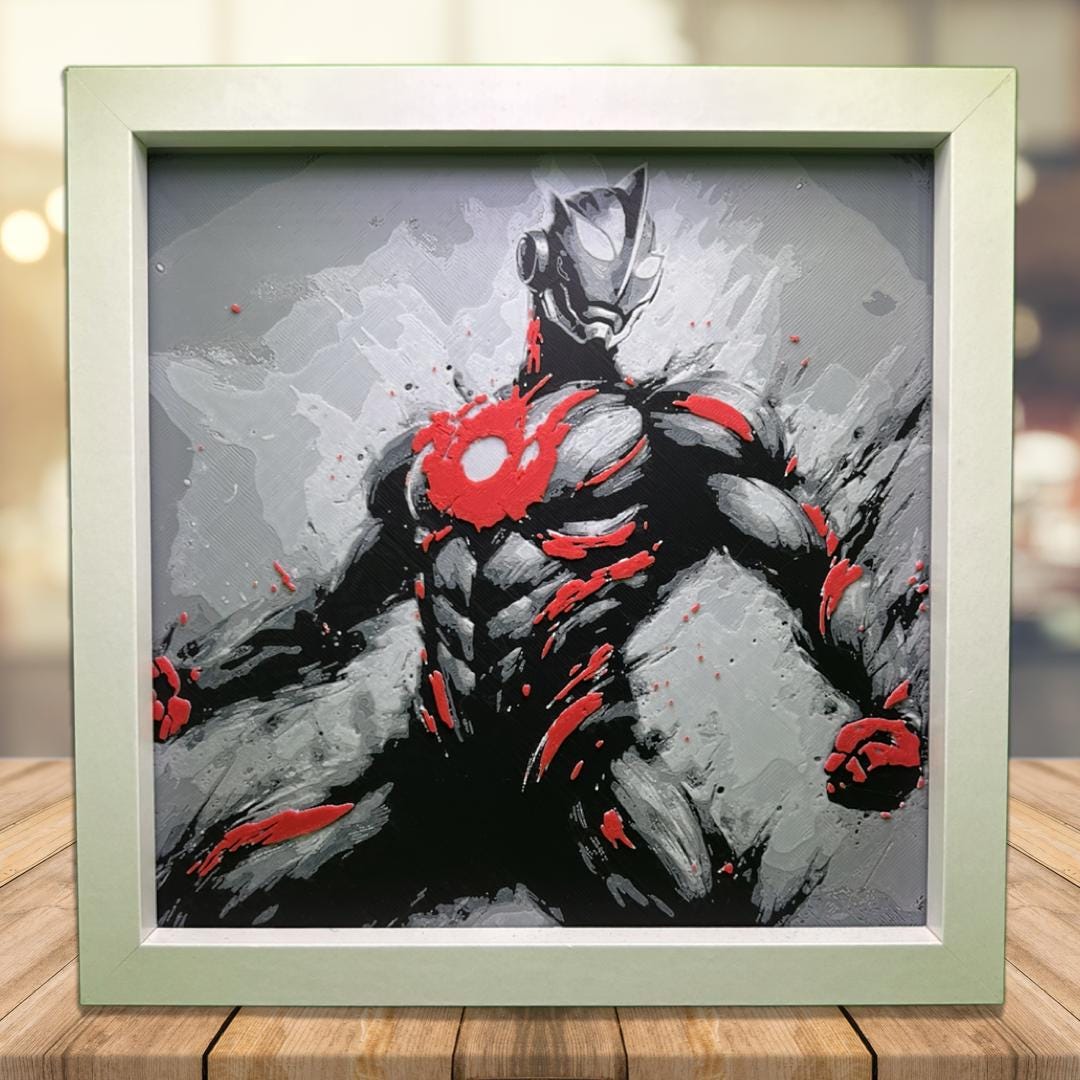 Ultraman 3D Printed Fan Art