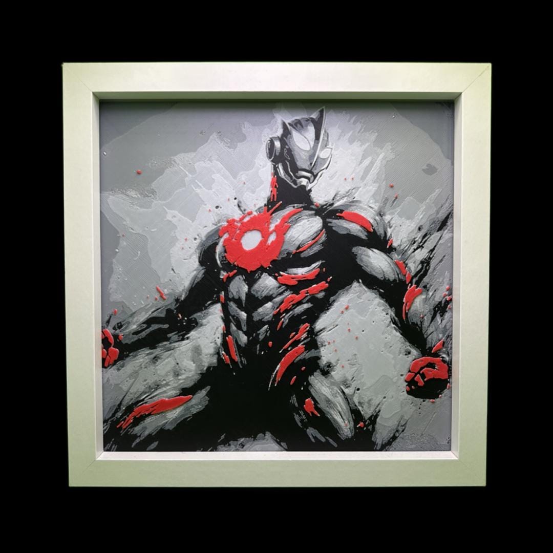 Ultraman 3D Printed Fan Art