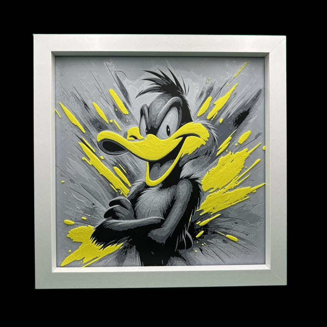 Daffy Duck 3D Printed Fan Art