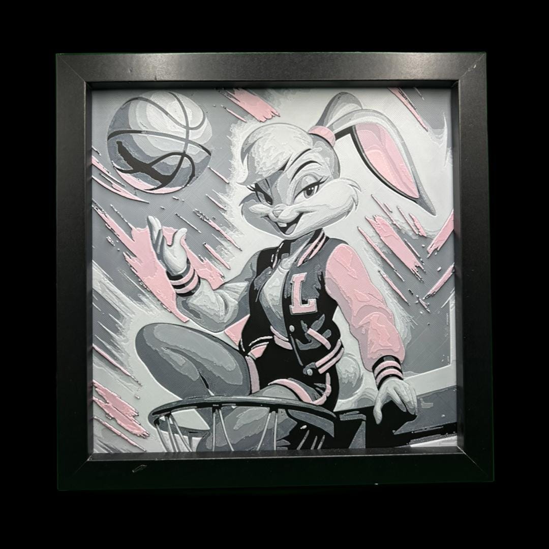 Lola Bunny - Space Jam 3D Printed Fan Art