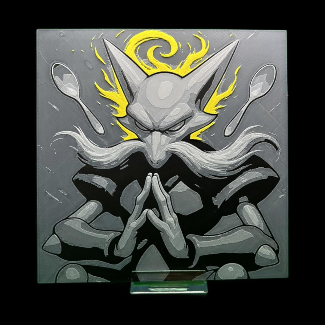 Alakazam - Pokémon 3D Printed Fan Art