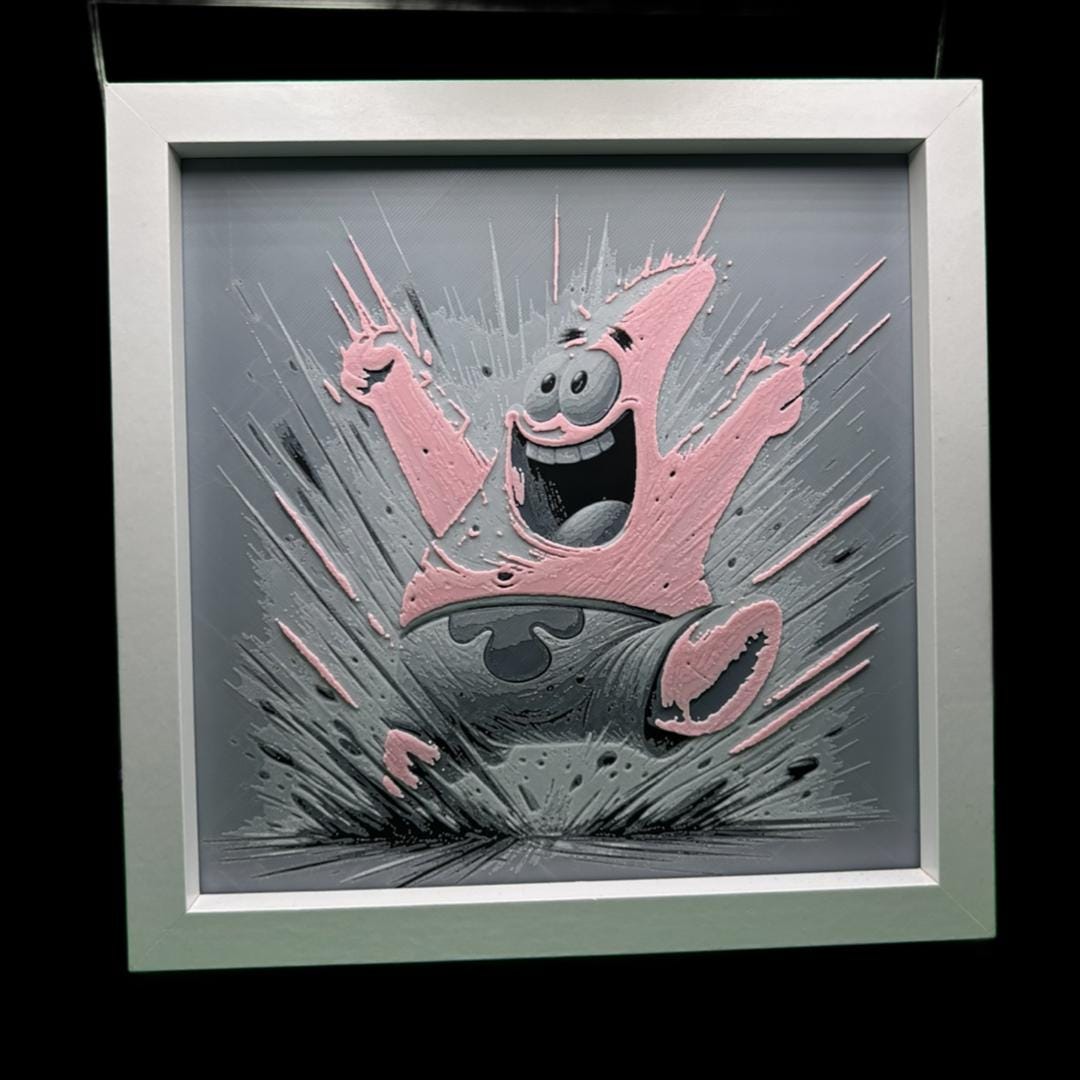 Patrick Star - SpongeBob 3D Printed Fan Art