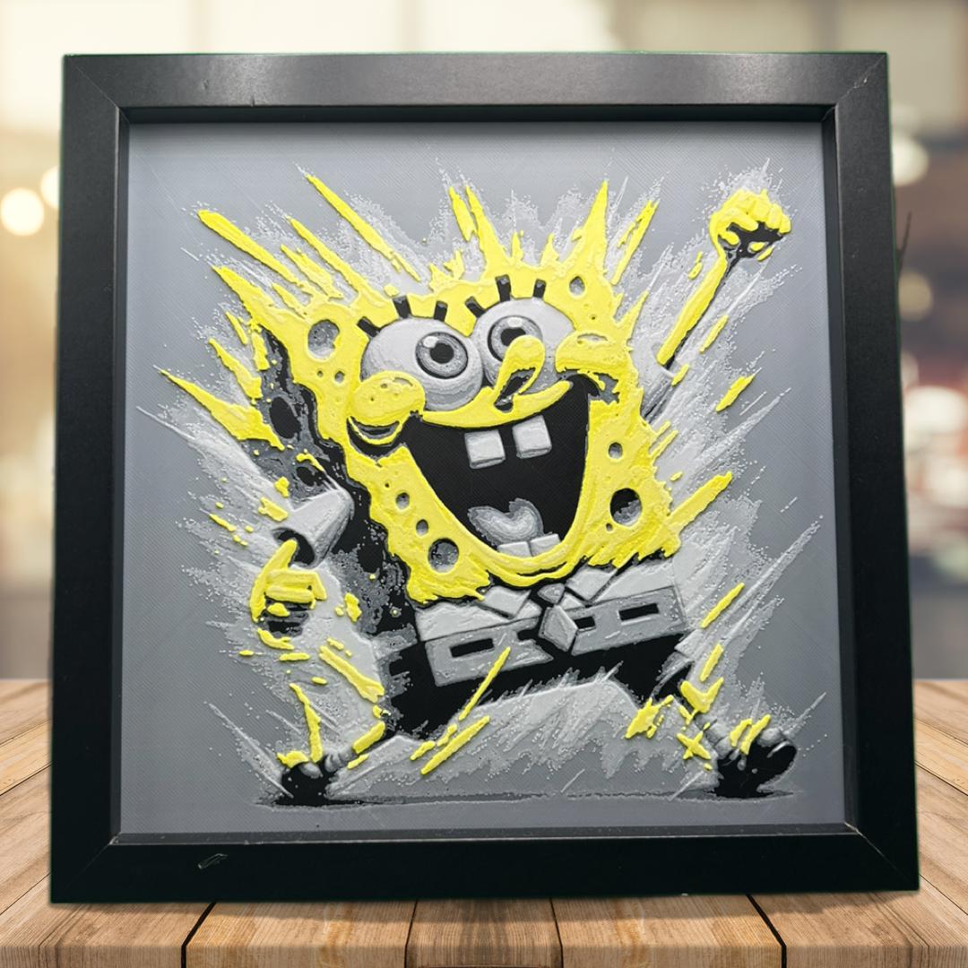 SpongeBob SquarePants 3D Printed Fan Art