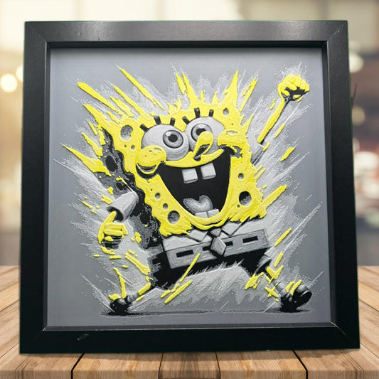 SpongeBob SquarePants 3D Printed Fan Art