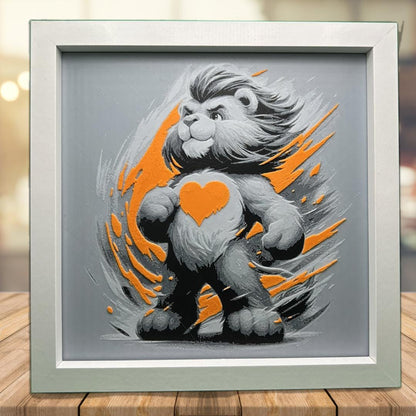 Brave heart - Care Bears 3D Printed Fan Art