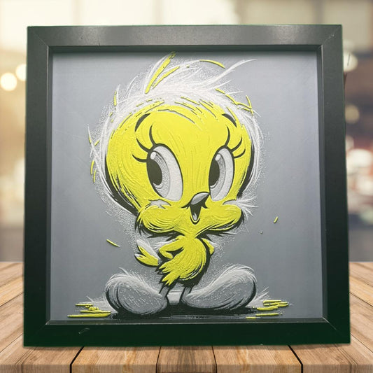 Tweety Pie - Bird 3D Printed Fan Art