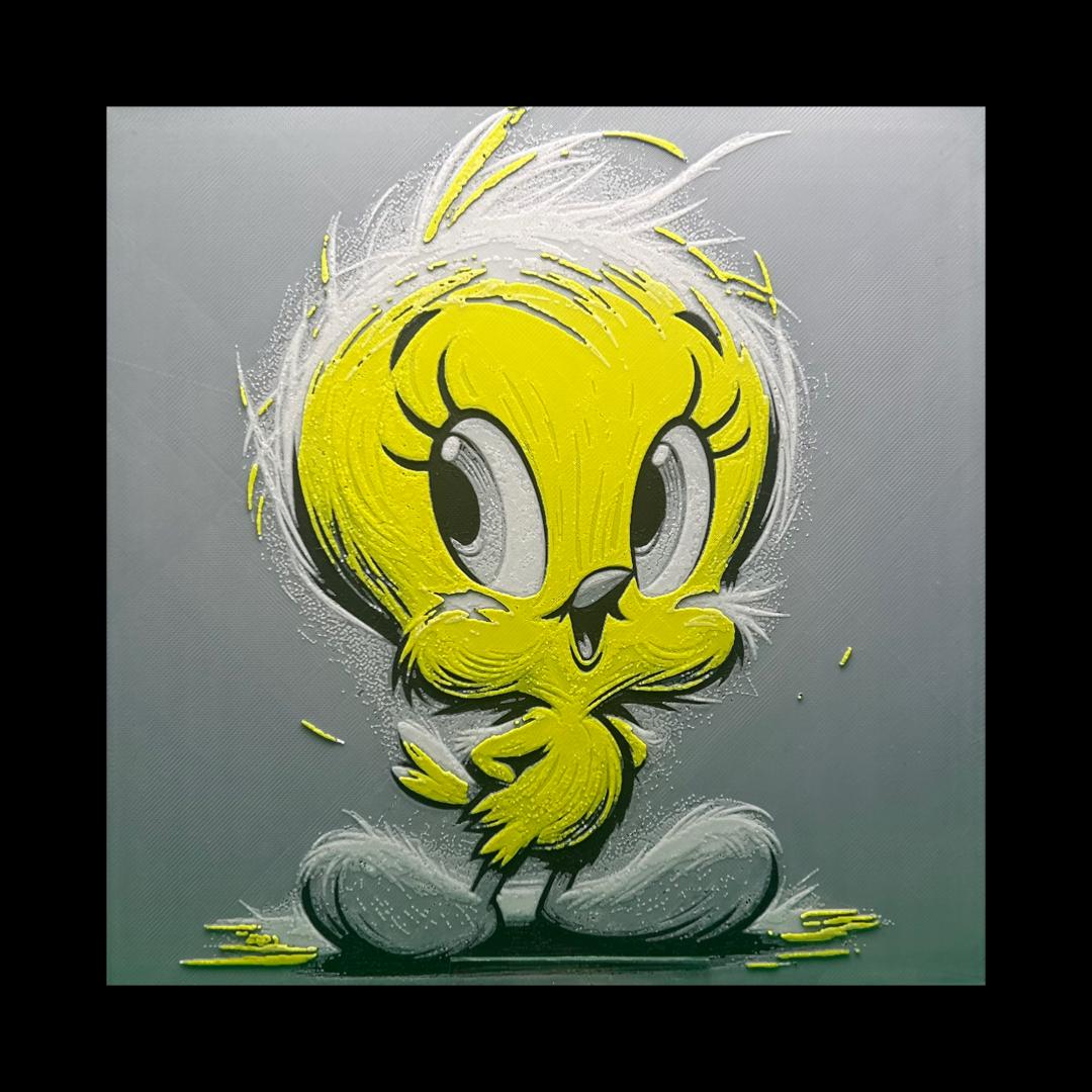 Tweety Pie - Bird 3D Printed Fan Art