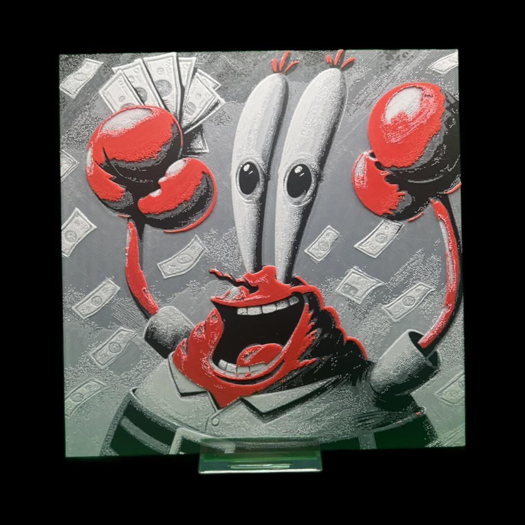 Mr Krabs - SpongeBob 3D Printed Fan Art