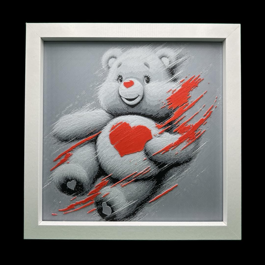 Tender heart - Care Bears 3D Printed Fan Art