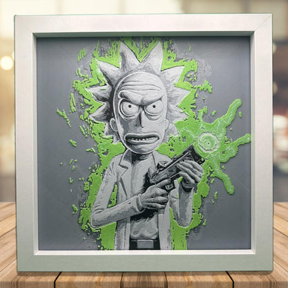 Rick - Rick and Morty  3D Printed Fan Art