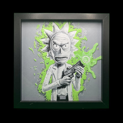 Rick - Rick and Morty  3D Printed Fan Art