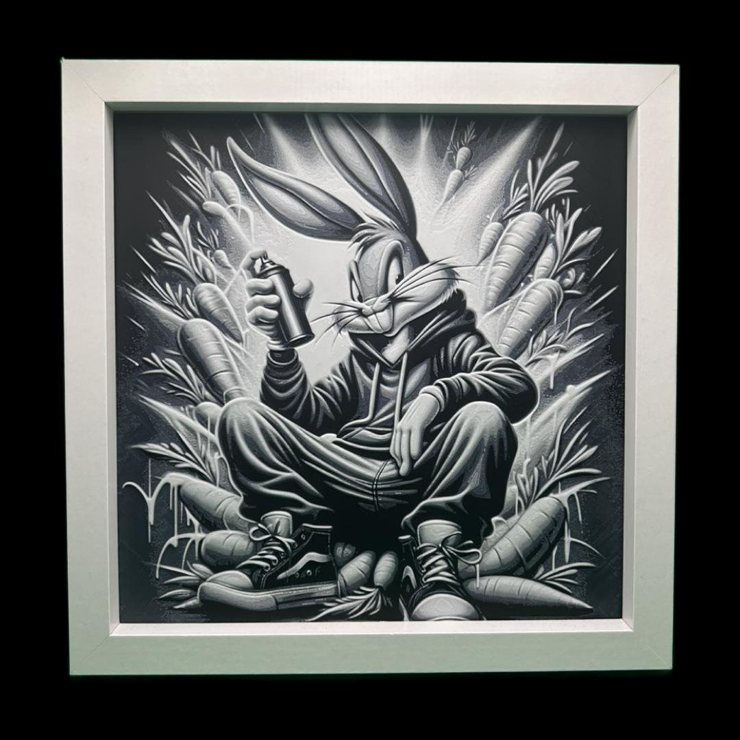 Urban Bugs Bunny 3D Printed Fan Art